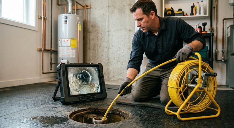 Cctv Plumbing Inspection in Conroe, TX