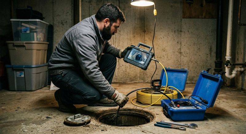 Drain Line Inspection in Aurora, CO