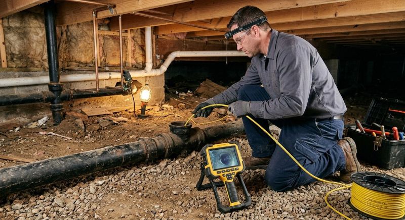 Drain Line Inspection in Loudoun County, VA